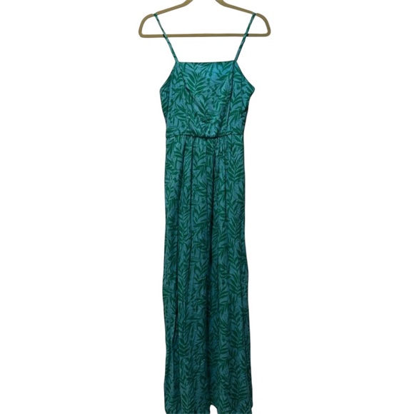 AUW Teal & Green Maxi Dress Small - Picture 1 of 7